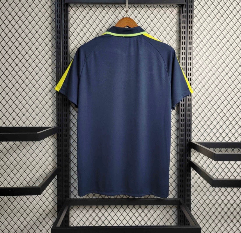 Camisa Brasil Polo Azul-Marinho Masculina