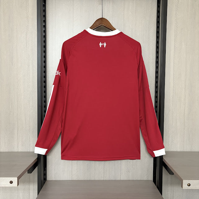 Camisa Manga Longa Liverpool I 25/26 Masculina