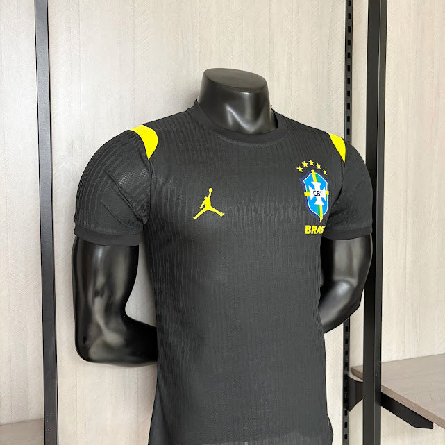 Camisa Brasil Preto Treino 26/27 Jogador Masculina