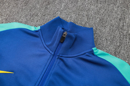 Kit De Treino Frio Brasil 26/27 Azul Masculino
