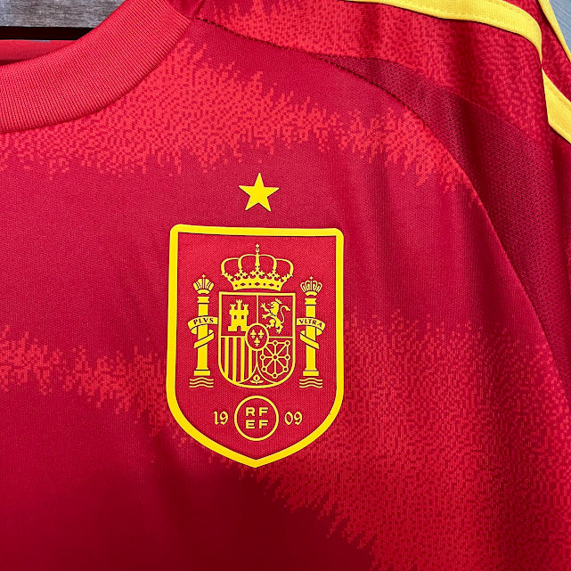 Camisa Espanha I 24/25 Torcedor Masculina