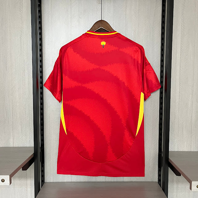Camisa Espanha I 24/25 Torcedor Masculina