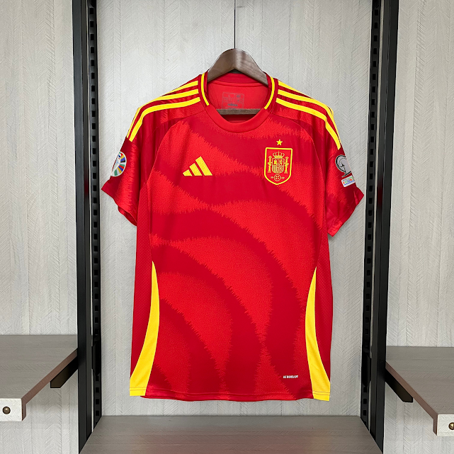 Camisa Espanha I 24/25 Torcedor Masculina