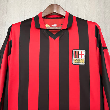 Camisa Manga Longa Milan 125 Anos 25/26 Masculina