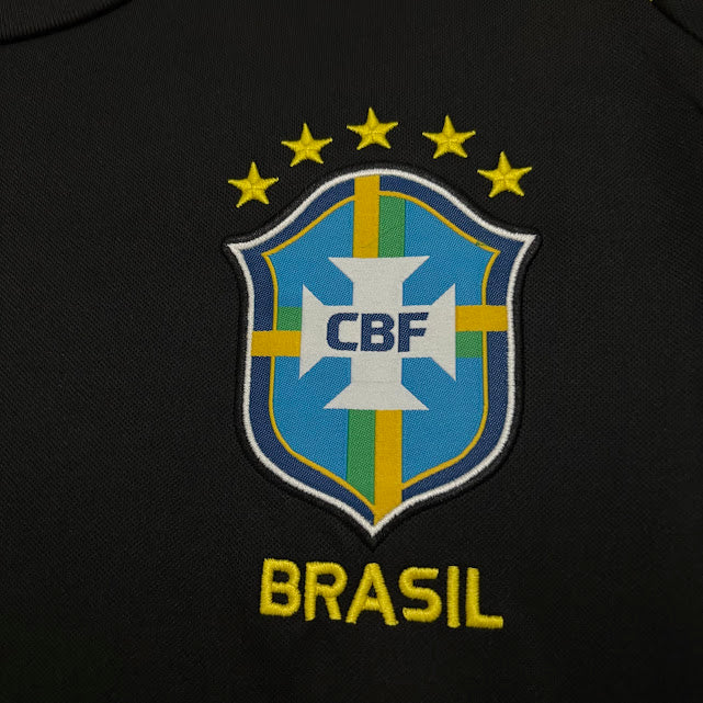 Camisa Brasil Preto Treino 26/27 Torcedor Masculina