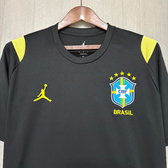 Camisa Brasil Preto Treino 26/27 Torcedor Masculina