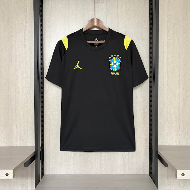 Camisa Brasil Preto Treino 26/27 Torcedor Masculina