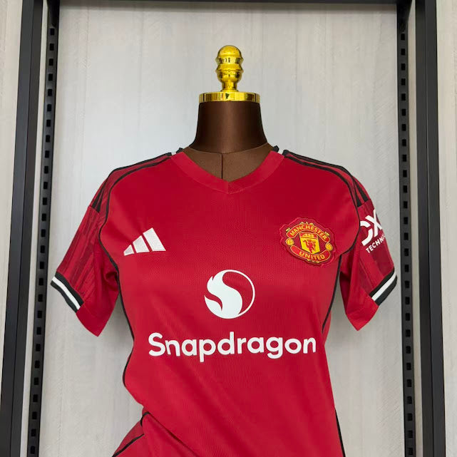 Camisa Manchester United I 25/26 Torcedor Feminina