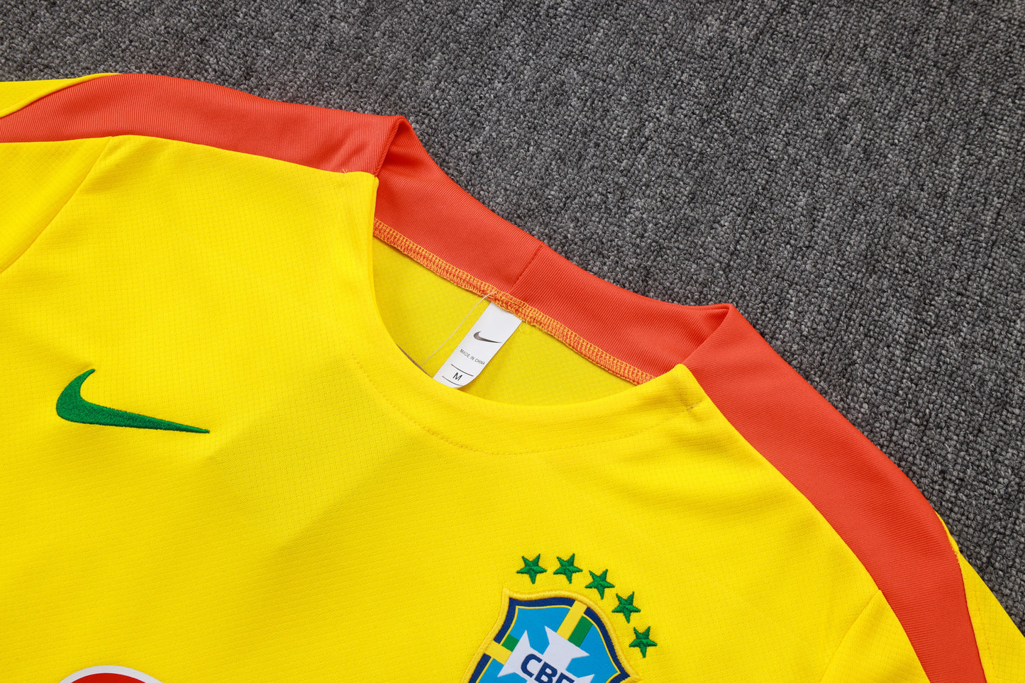Kit De Treino Camisa Brasil 26/27 Amarela Masculina