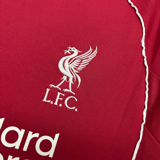 Camisa Manga Longa Liverpool I 25/26 Masculina