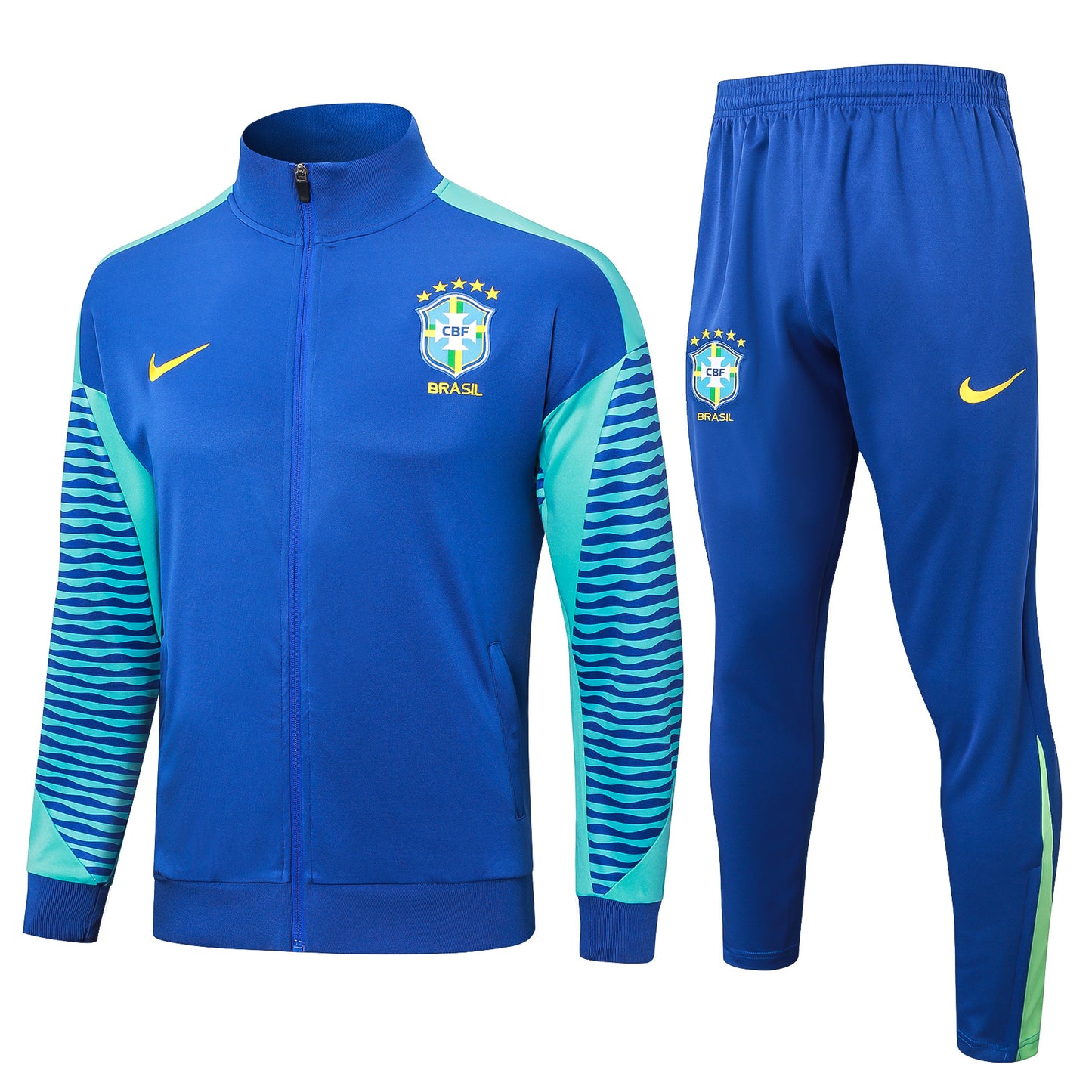 Kit De Treino Frio Brasil 26/27 Azul Masculino