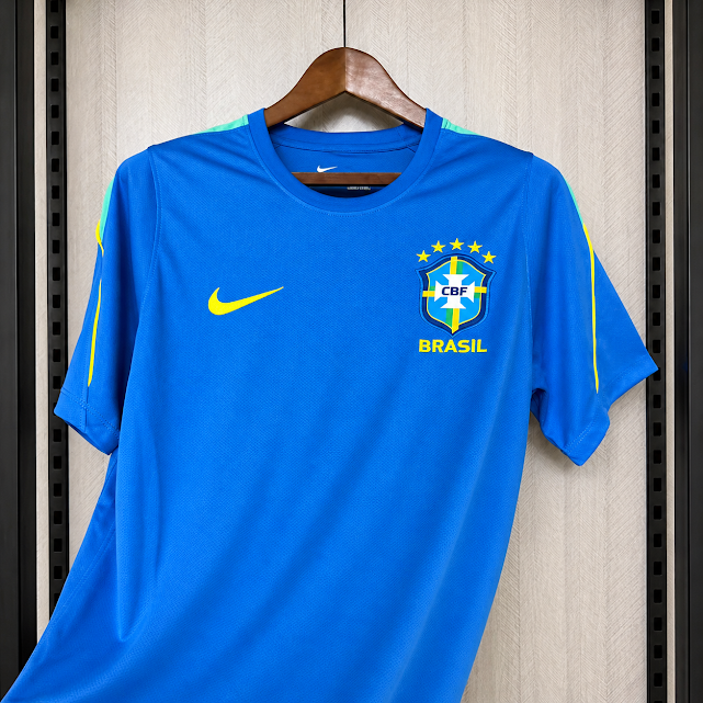 Camisa Brasil Azul Treino 26/27 Torcedor Masculina