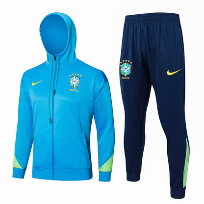 Kit De Treino Frio Brasil 26/27 Azul Masculino