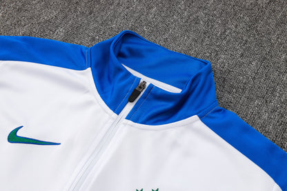 Kit De Treino Frio Brasil 26/27 Branco/Azul Masculino