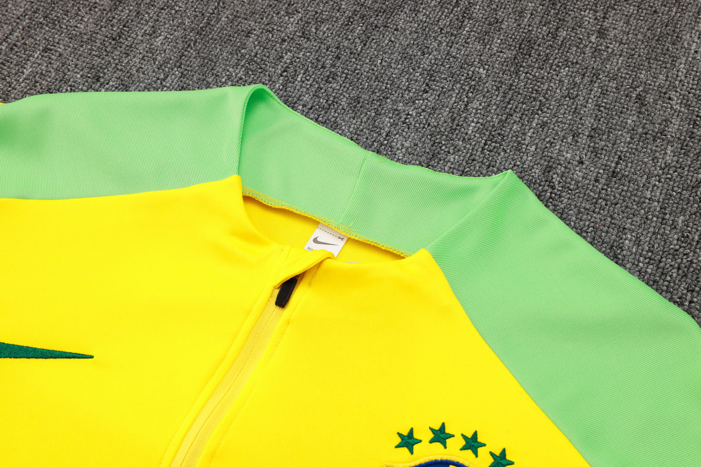 Kit De Treino Frio Brasil 26/27 Amarelo Masculino