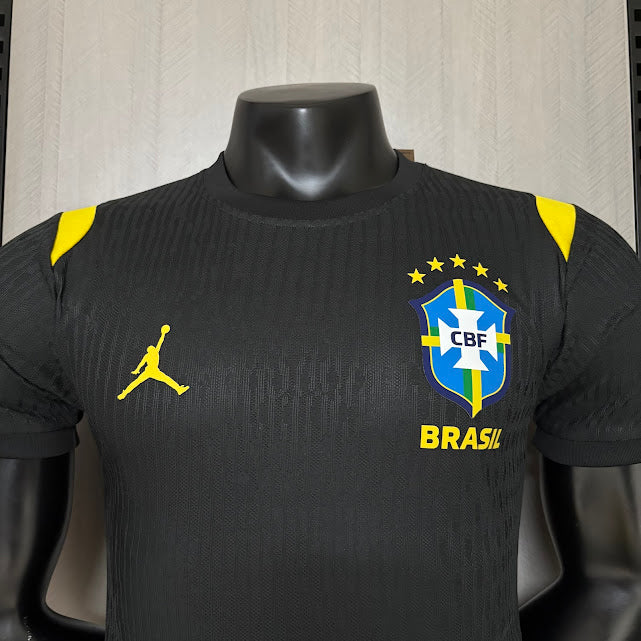 Camisa Brasil Preto Treino 26/27 Jogador Masculina
