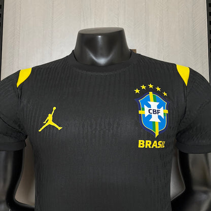 Camisa Brasil Preto Treino 26/27 Jogador Masculina
