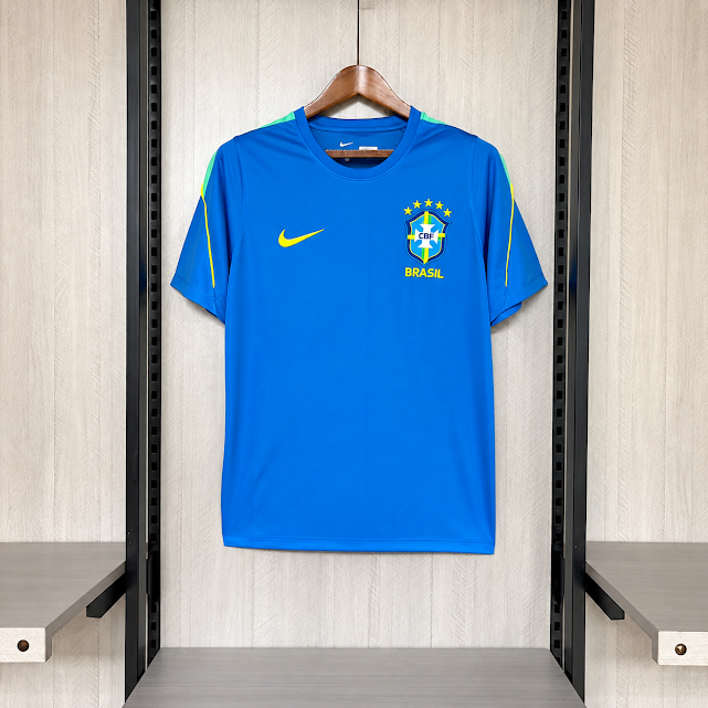 Camisa Brasil Azul Treino 26/27 Torcedor Masculina