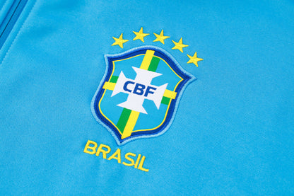 Kit De Treino Frio Brasil 26/27 Azul Masculino
