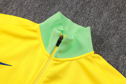 Kit De Treino Frio Brasil 26/27 Amarelo Masculino