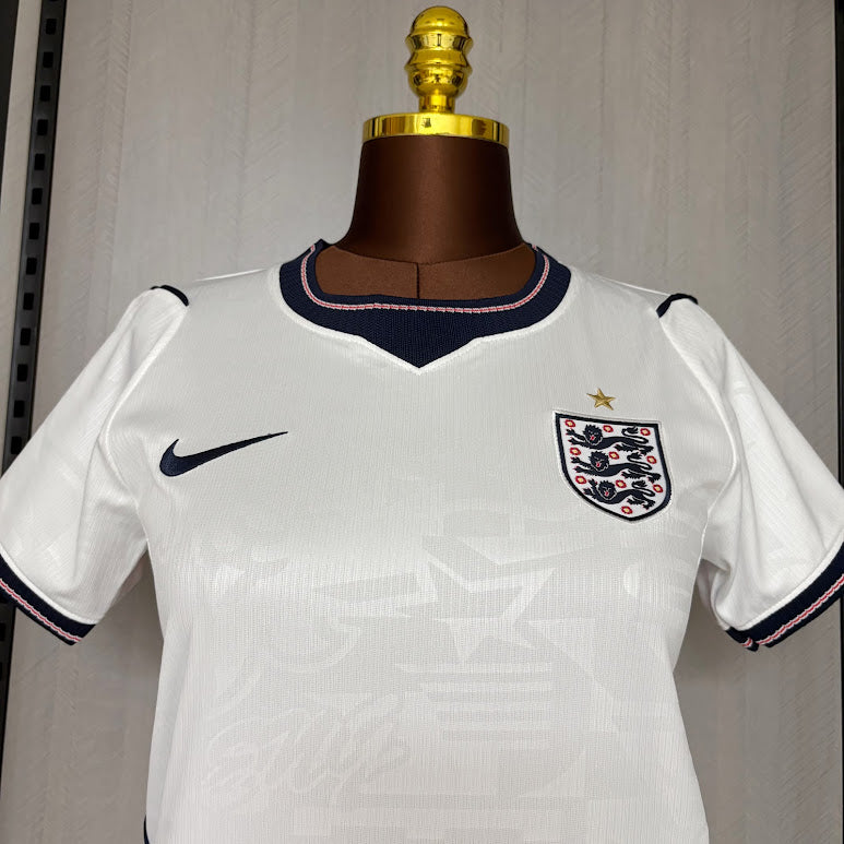Camisa Inglaterra I 26/27 Torcedor Feminina