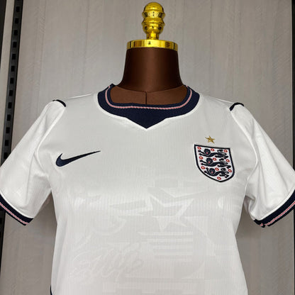 Camisa Inglaterra I 26/27 Torcedor Feminina