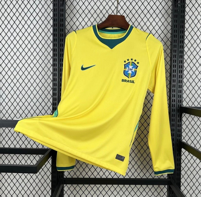 Camisa Manga Longa Brasil I 26/27 Masculina