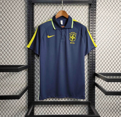 Camisa Brasil Polo Azul-Marinho Masculina