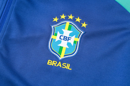 Kit De Treino Frio Brasil 26/27 Azul Masculino