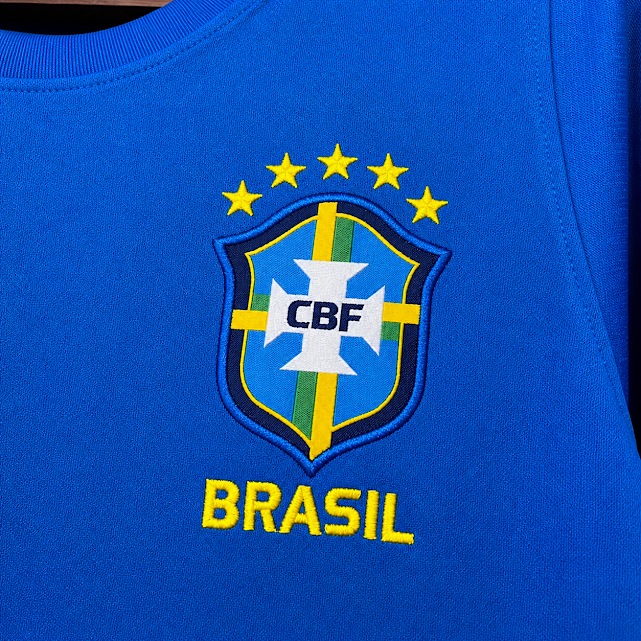 Camisa Brasil Azul Treino 26/27 Torcedor Masculina
