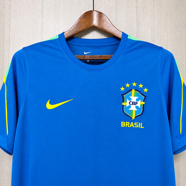 Camisa Brasil Azul Treino 26/27 Torcedor Masculina