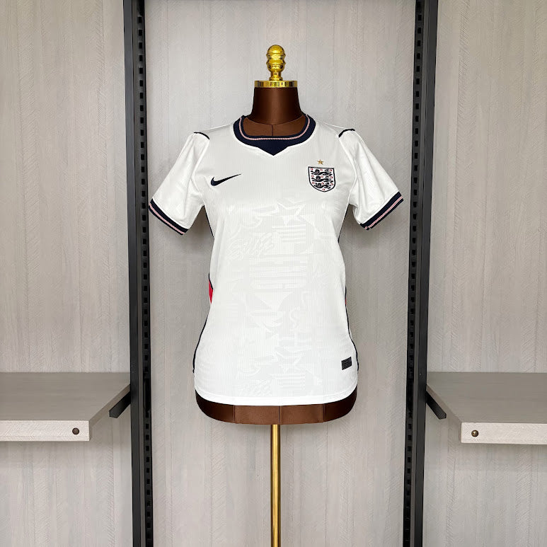 Camisa Inglaterra I 26/27 Torcedor Feminina