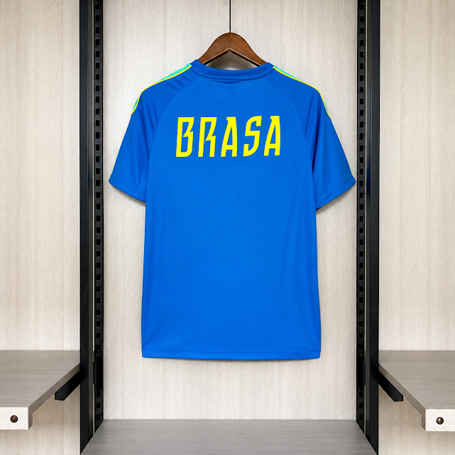 Camisa Brasil Azul Treino 26/27 Torcedor Masculina
