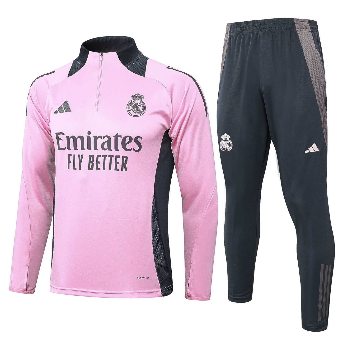 Kit De Treino Frio Real Madrid 26/27 Rosa Masculino