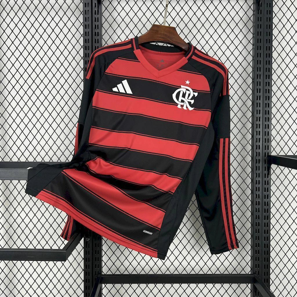Camisa Manga Longa Flamengo I 25/26 Masculina